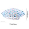 Balacoo 5pcs Reusable Shower Cap Hair Protection Bathing Cap Accesorio Para Bathroom+accessories Elastic Lace Hats Women's Salon Hats Soft Hair Caps Water Proof Waterproof Cap, 28X28CM view 2