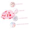 Balacoo 5pcs Reusable Shower Cap Hair Protection Bathing Cap Accesorio Para Bathroom+accessories Elastic Lace Hats Women's Salon Hats Soft Hair Caps Water Proof Waterproof Cap, 28X28CM view 4