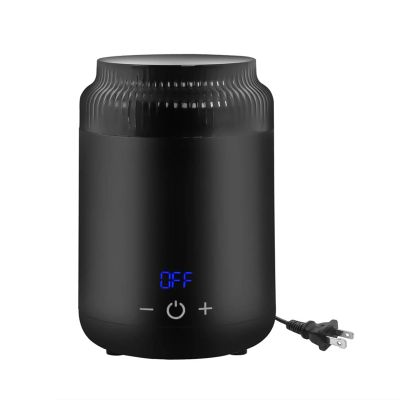 ERICAT Mini Wax Pot Warmer, 40W Wax Melting Machine with LCD Display Screen, 200ml Product Capacity and Adjustable Temperature Range, / Free Switchable and Removable Melting Pot, for Dorms, Offices