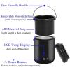 ERICAT Mini Wax Pot Warmer, 40W Wax Melting Machine with LCD Display Screen, 200ml Product Capacity and Adjustable Temperature Range, / Free Switchable and Removable Melting Pot, for Dorms, Offices view 3