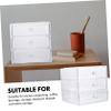 Angoily 1pc Multi Cosmetic Storage Box for Desktop Organization Drawer Makeup Organizer Space-saving Design for Easy Access to Beauty Products view 3