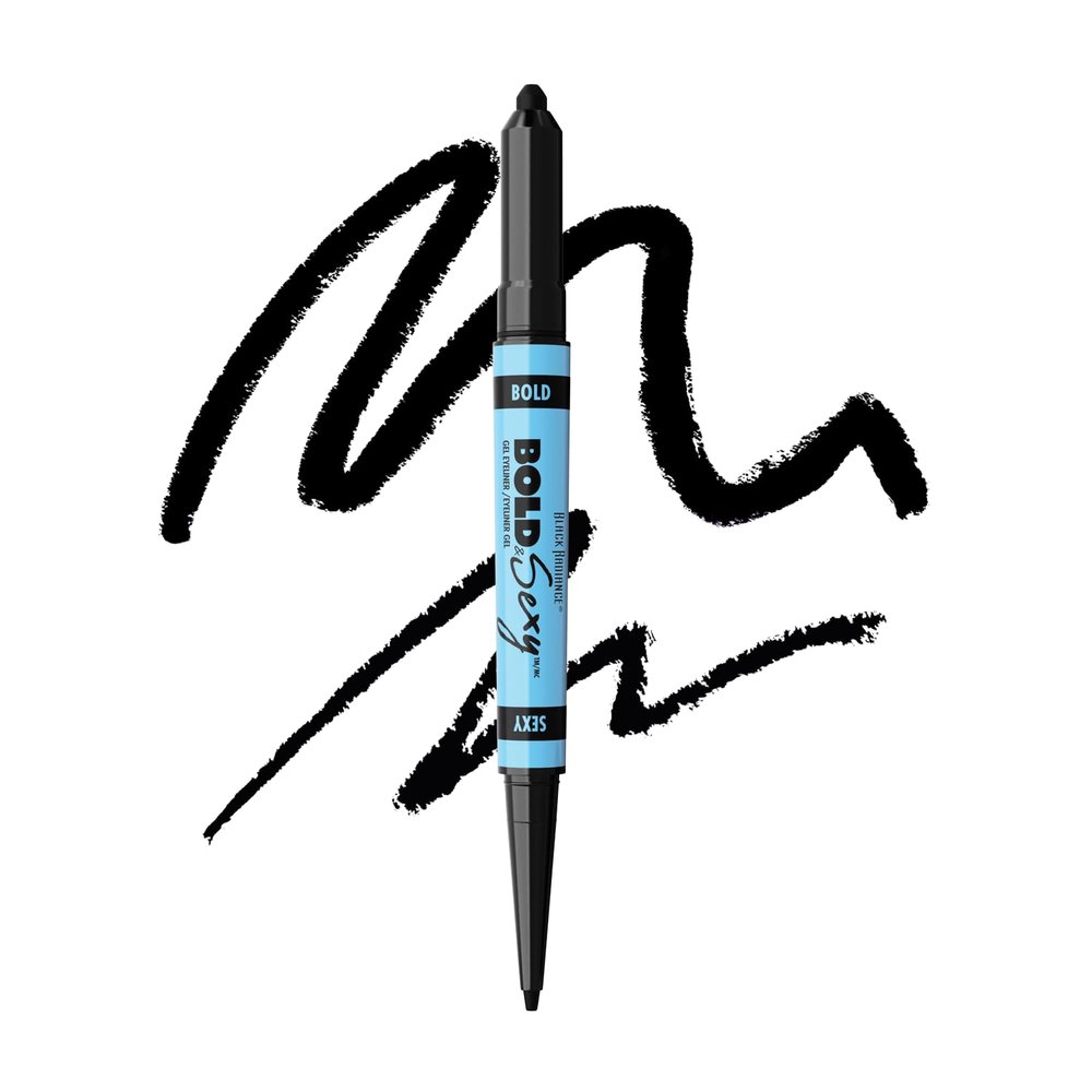 Black Radiance Bold & Sexy Gel Eyeliner,Waterproof Dual-Ended Retractable, Buildable & Blendable Smudge-Proof Smooth Matte Finish, Cruelty-Free & Vegan- After Hours