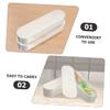 DOITOOL 3pcs Cute Cotton Swab Case Portable Travel Storage Box for Swabs Mini Compact Holder for Beads and Jewelry for Organizing Vanity and Desk Spaces view 4