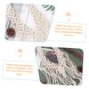 2pcs Hair tie Headband Bride Headpieces for Wedding Rhinestone Hair Accessories Crystal Headpiece Bead Head Chain Boho Hair Hoop Women Hair Accessories Bridal Headdress Manual Veil view 2