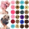 Synthetic Curly Chignon Hairpieces Elastic Updo Chignon Fluffy Scrunchies Hair Bun For Women view 2