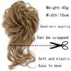 16 Color Synthetic Fiber Short Style Ladies Fashion Hair Tie Hair Tie Bun Wig Extension view 3