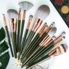 14 Brushes Set Large Loose Powder Brush Beauty Tools Grooming Eye Shadow Brush Soft view 3
