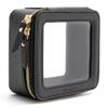 Aveniee Clear Makeup Bag Small, Mini Travel Toiletry Bag Cosmetic Bags TSA Approved, Clear Makeup Case Pouch with Zipper, Car Organizer Essentials for Women Men,Black view 1