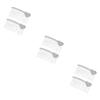 6 pcs crystal headpiece bridal veil bridal headpiece Bridal Hair Side Combs bride Veil Comb Women hair clip Bride Comb Alloy Comb Hair Comb wedding diamond Accessories decorate (Silverx3pcs Mx3pcs) view 1