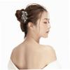 1pcs Bridal Veil Bride Hair Clip Pearl Hair Pin Rhinestone Hair Comb Bridesmaid Hair Comb Hair Side Comb U Shaped Hair Sticks Women Hairpin U Shaped Hair Flowers Silver Alloy view 2