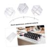 Angoily Makeup Storage Worktop Multi-purpose Acrylic Powder Organizer Compact Lightweight view 3
