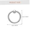 NOLITOY 2 Sets Stylish Kit Ear Tools Party Rings Performance Studs Light Comfortable for Parties and Daily Use view 2