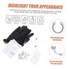 balacoo 3sets Piercing Kit Tools Body Jewelry for Ear Lip Nose Piercings Unisex Studs for Diy Party view 3