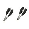 Mipcase 2pcs Stainless Steel Toenail Clippers for Thick Nails Ingrown Toenails Nail Tools Non-Slip Handle for Men Women Seniors view 1