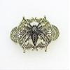 Faship George Black Rhinestone Crystal Spider Barrette For Halloween view 2