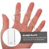 balacoo 2pcs Eyelash Extension Glass Pallets Lash Glue Holder Lash Extension Adhesive Trays view 2