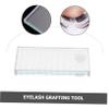 balacoo 2pcs Eyelash Extension Glass Pallets Lash Glue Holder Lash Extension Adhesive Trays view 3