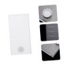 balacoo 2pcs Eyelash Extension Glass Pallets Lash Glue Holder Lash Extension Adhesive Trays view 4