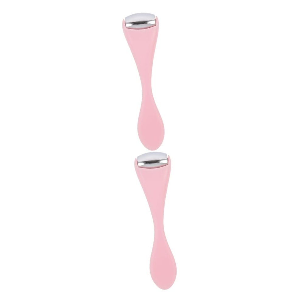 DOITOOL 2pcs Practical Mini Eye Cream Massager Roller Spoon for Eye Puffiness Relief Smooth Surface Portable Design for Easy Use and Cleaning for Reducing Swelling and Fatigue