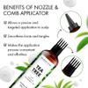 Majestic Pure 100% Pure Tea Tree Oil For Hair Growth - Strengthening, Nourishing, Volumizing - Infused with Jojoba Oil & Grapeseed Oil - Non GMO Verified - 6.7 Fl Oz view 3