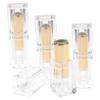 Angoily 4 Pcs Lipstick Empty Tube Lip Tint Plastic Containers Lip Balm Container Travel Lipstick Stand Mini, Transparent, 7.00X2.30X2.30CM view 1