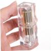Angoily 4 Pcs Lipstick Empty Tube Lip Tint Plastic Containers Lip Balm Container Travel Lipstick Stand Mini, Transparent, 7.00X2.30X2.30CM view 2