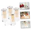 Angoily 4 Pcs Lipstick Empty Tube Lip Tint Plastic Containers Lip Balm Container Travel Lipstick Stand Mini, Transparent, 7.00X2.30X2.30CM view 4