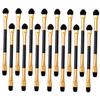 DOITOOL 15pcs Double-sided Eyeshadow Applicators Lightweight Makeup Brushes for Women Portable Eyeshadow Tools for Easy Application of Eye Makeup Versatile Use for Shadows and More view 1