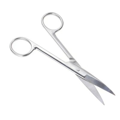 DOITOOL Stainless Steel Eyebrow and Eyelid Tape Scissors Curved Makeup Tool for Easy Trimming Portable Beauty Scissors for Precise Grooming and Facial Hair Care