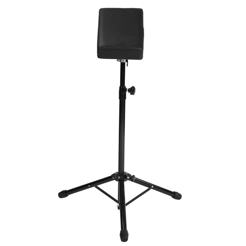Adjustable Salon Armrest with Leg Rest Stand, Soft Padded Comfort, Portable