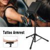 Adjustable Salon Armrest with Leg Rest Stand, Soft Padded Comfort, Portable view 2