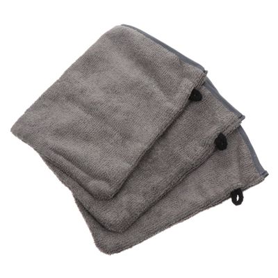 Beaupretty 3pcs Facial Cleaning Gloves Soft Microfiber Makeup Mitts for Shower Face Washing Portable Reusable Efficiently Cleans Makeup for Travel