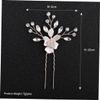 Beaupretty 3pcs Floral Leaf Bridal Hair Combs Elegant Wedding Hair Accessories for Brides Delicate Headdress for Special Occasions view 3