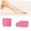 Beaupretty 6pairs Paraffin Wax Mitts and Booties for Hand and Heat Retention Cloth Gloves and Foot Straps Moisturizing Treatment for Soft Skin view 3