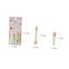 Beaupretty 8pcs Dual Sided Sponge Eyeshadow Applicators Soft Touch Makeup Brushes for Blending and Applying Eye Shadow Lightweight and Easy to Use Random Colors Included view 2