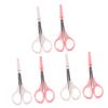 Beaupretty 6pcs Beauty Scissors Eyelash Scissors Eyebrow Trimmer High for Easy Grooming Makeup Tool for Daily Use view 1