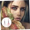 Beaupretty 6pcs Beauty Scissors Eyelash Scissors Eyebrow Trimmer High for Easy Grooming Makeup Tool for Daily Use view 2