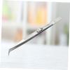 Mipcase 2pcs Multifunctional Tweezers Kit Steel Pointed Tweezers for Jewelry Lash Chin Hair Professional Diy Use view 2