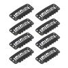 100Pcs 32mm Hairpieces Snap Clips, 6 Teeth U Shape Hair Extension Clips, Stainless Steel Wig Clip to Secure Wig no Sew for Hair Extensions Hairpiece Accessories view 1