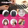 100Pcs 32mm Hairpieces Snap Clips, 6 Teeth U Shape Hair Extension Clips, Stainless Steel Wig Clip to Secure Wig no Sew for Hair Extensions Hairpiece Accessories view 4