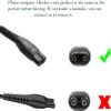 Marg 4.3V AC Adapter for Philips Norelco S500 S510 S512 S520 S526 S530 S550 S511 S500 S531 S538 S551 Shaver Charger Power Cord view 3