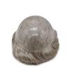 Toupee For Men Replacement System Real Human Hair Durable Invisible Mens Toupee Hair Piece For Men Poly Men Hair System Toupee6x8Medium light to Medium density#565 5# MEDIUM LIGHT BROWN+65% GREY view 3