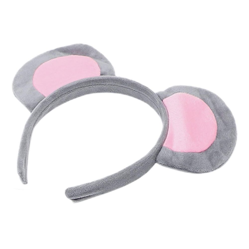 OKUMEYR Animal Mouse Ears Headband for Cosplay Mouse Ear Hairband for Halloween Parties and Costume Events Fun Accessory for Boys and Girls and Adults