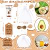 Dansib 48 Sets Winter Baby Shower Hand Cream Gift Party Favors for Guests Gift Bulk Mini Travel Size Hand Lotion Set for Guests(Bear) view 2