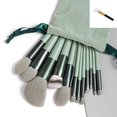 13PCS Color Makeup Brushes Kit Soft Bristle Blush Eyeshadow Concealer Foundation Complete Makeup Kit Beginner Brush Set
