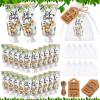 Dansib 48 Sets Winter Baby Shower Hand Cream Gift Party Favors for Guests Gift Bulk Mini Travel Size Hand Lotion Set for Guests(Animal) view 1