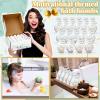 Dansib 50 Packs Wedding Party Favors Bulk Eucalyptus Bath Bombs Spa Gifts Shower Steamers Individually Bridal Shower Favors Gifts Bachelorette Favors Prizes for Guests Women Men view 3