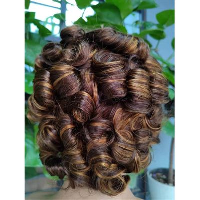 13X4 Lace Front Human Hair Wigs Curly Human Hair Wig Lace Front Human Hair Wig Remy Loose Wavy Lace Wigs Wigs Natural Color 10inches#150 Density