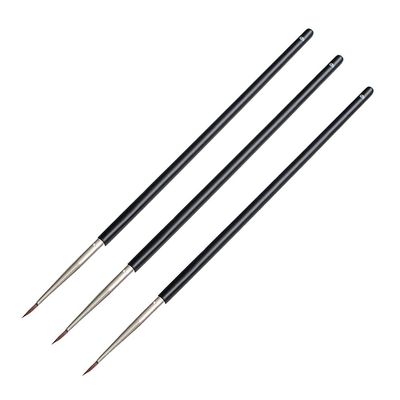 3Pcs Black Fine Eyeliner Brush EyeLiner Applicator Makeup Brush Makeup Tools Wand,Eye,Makeup Brushes and Tools