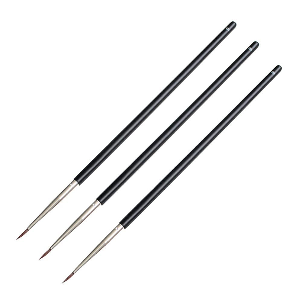 3Pcs Black Fine Eyeliner Brush EyeLiner Applicator Makeup Brush Makeup Tools Wand,Eye,Makeup Brushes and Tools